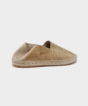 Suede Espadrille in Natural