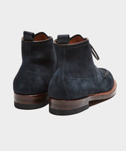 Todd Snyder x Alden Indy Boot in Navy Suede