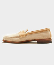 Todd Snyder x Alden Two-Tone Penny Loafer in Milkshake