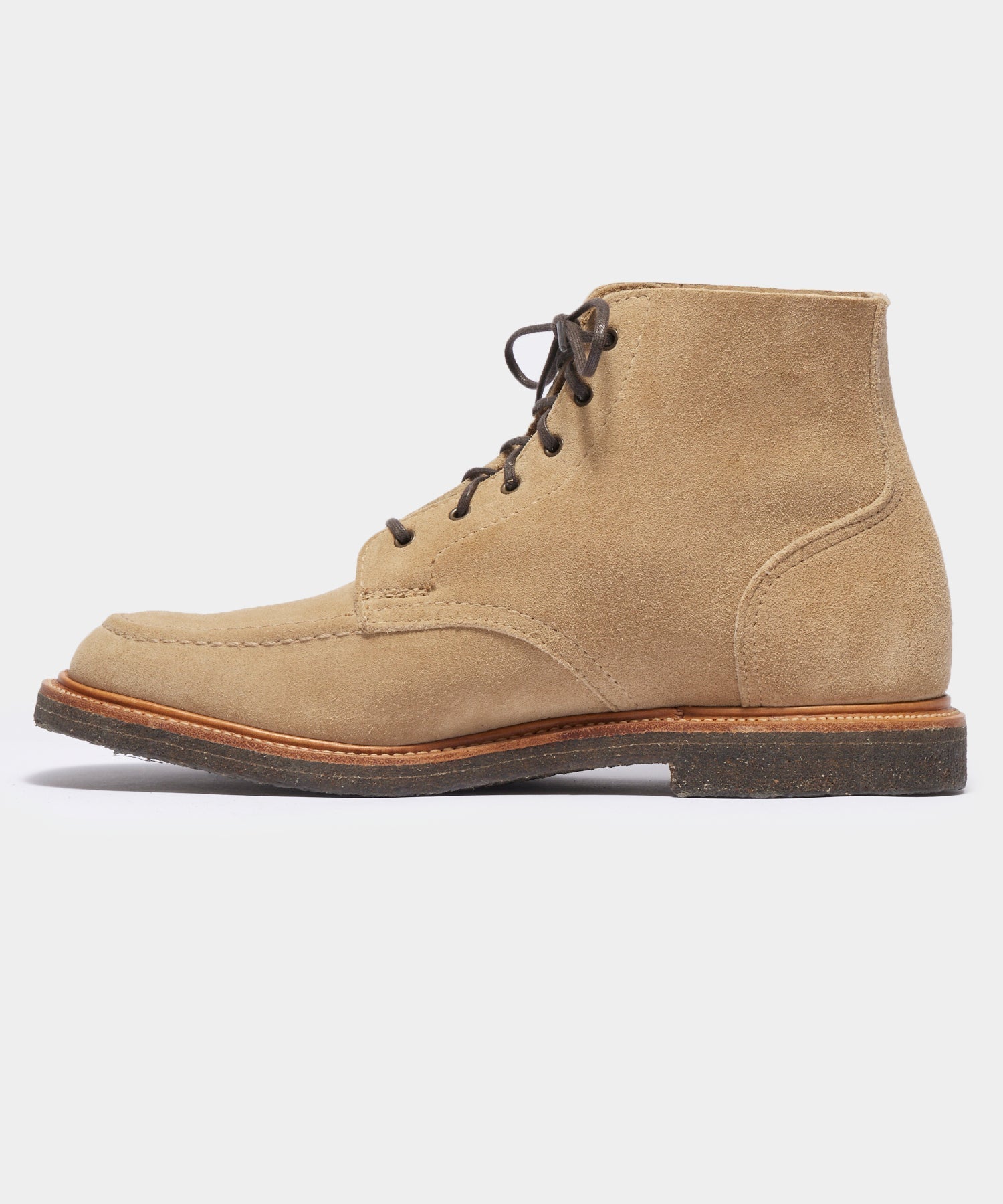 Todd Snyder x Sanders Apron Boot in Milkshake Suede