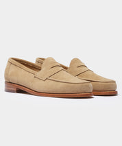 Todd Snyder x Sanders Edwin Loafer in Milkshake Suede