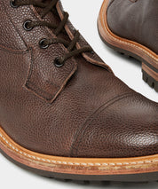 Todd Snyder x Tricker's Allan Toe Cap Super Boot in Brown