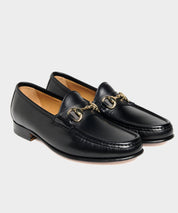 Yuketen Moc Ischia Horsebit Loafer in Black