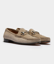 Yuketen Moc Ischia Horsebit Loafer in Suede